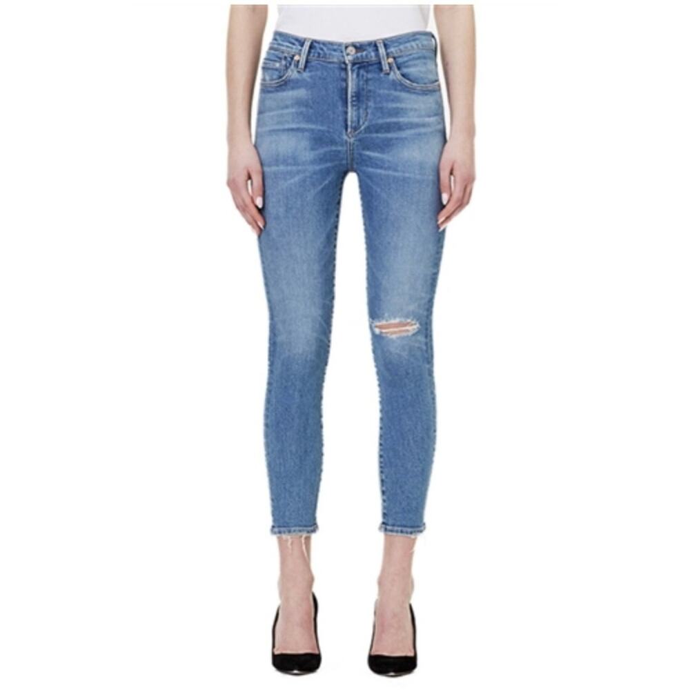 Citizens of Humanity Rocket Crop Mid Rise Skinny Jeans in Keeper Women's Size 26